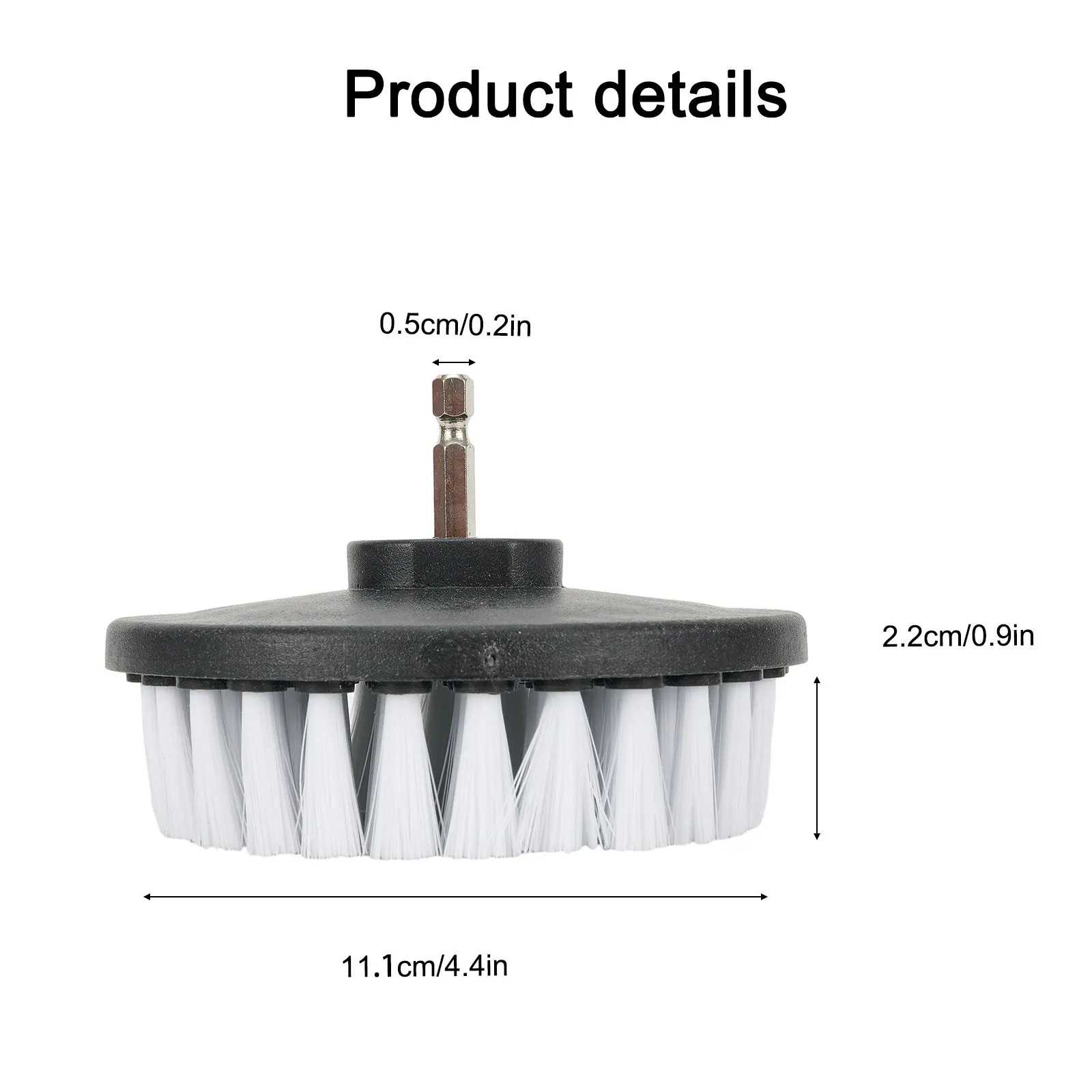 

5in Electric Drill Soft Brush For Carpet Leather&Upholstery Cleaning Attachment For Cleaning Glass For Couches Chairs Carpets