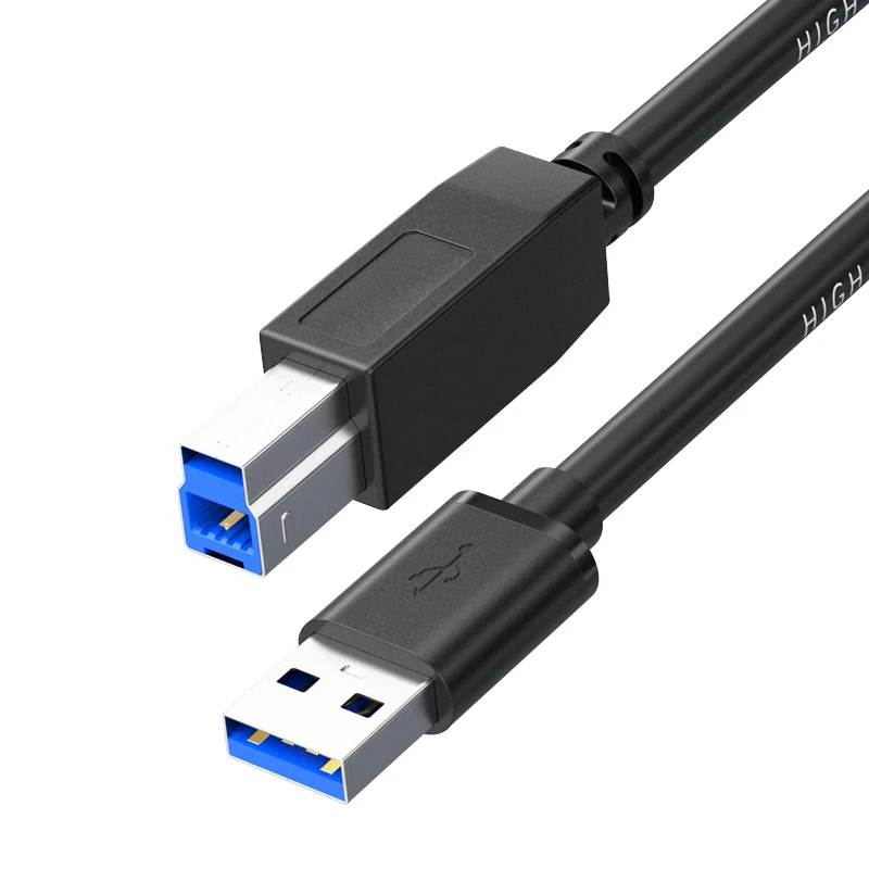 USB 타입 A - USB3.0 타입 B 프린터 3.0 케이블 고속 사각 포트 데이터 컴퓨터 연결 0.5m 1m 1.5m 2m 3m 5m 프린터3.0