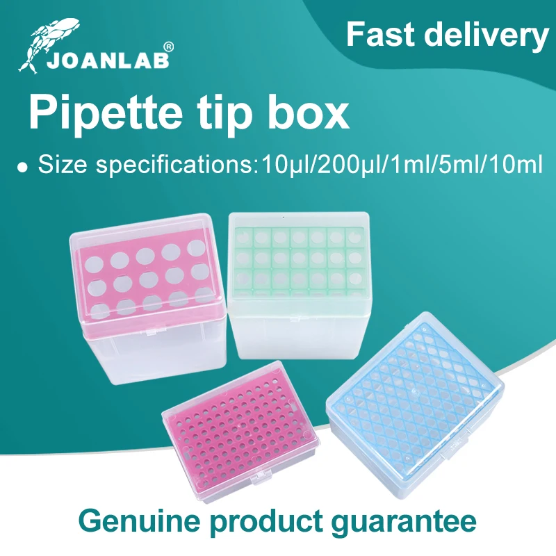 Joanlab Scatola Per Pipette Da Laboratorio 10Ul 200Ul 1Ml 5Ml 10Ml Scatola Per Pipette In Plastica Per Micropipette Forniture Per Apparecchiature Di L