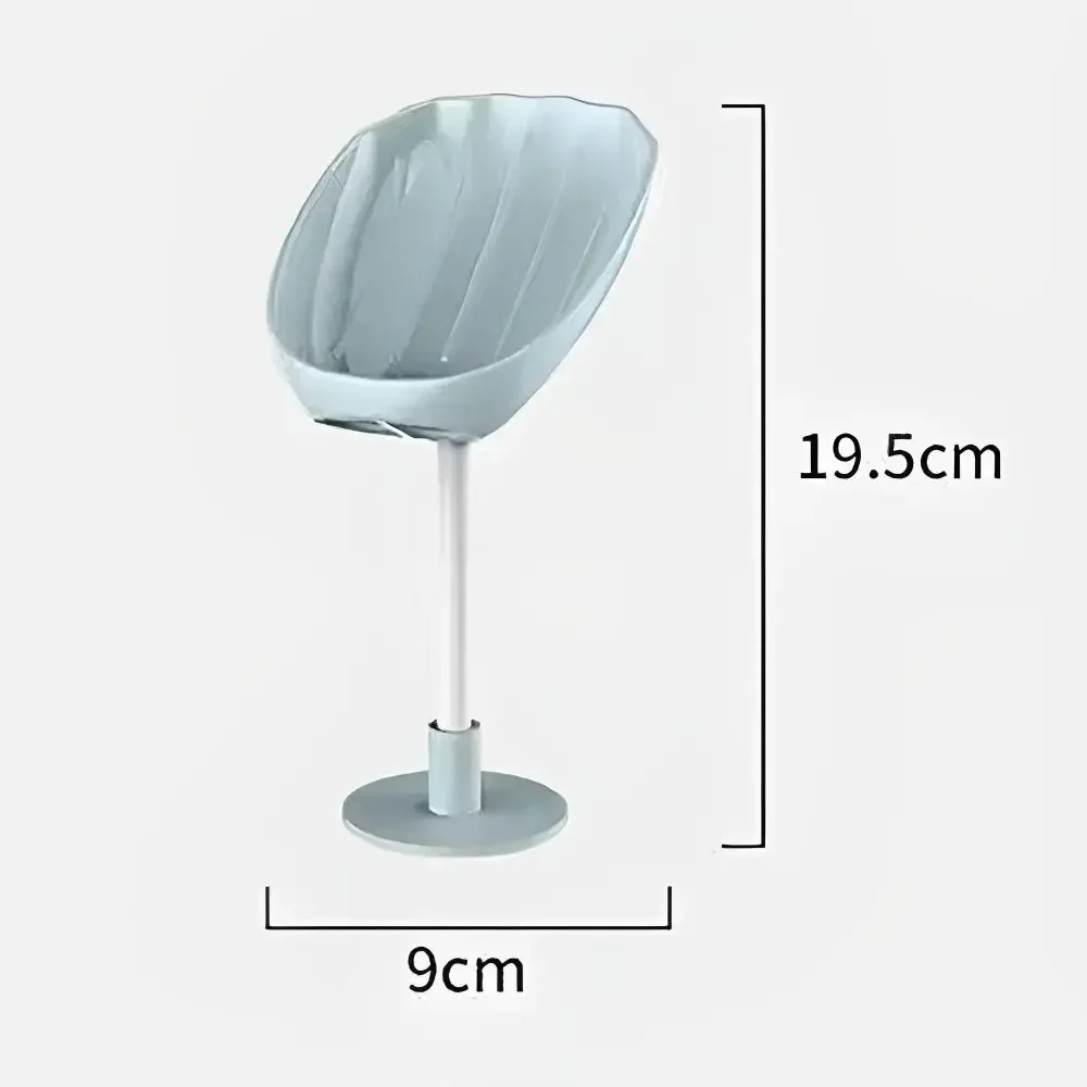 Soap Holder Plastic Sucker Wall-Mounted Bendable Drain Kitchen Bathroom Toilet Laundry Supplies Tray Accessories