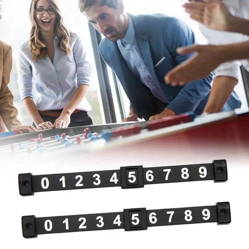 2 Pieces Foosball Counter Scoring Units 10 Numbers For Football Mini Scoring Accessories Keepers Standard Tables Scoreboard