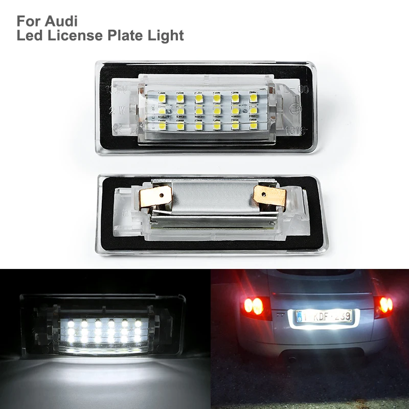 2 Pz Canbus Bianco Per Audi Tt 8N Mk1 Audi Tt Roadster 8 N9 Audi Tt Coupe 8 N3 Led Luci Targa Accessori Auto