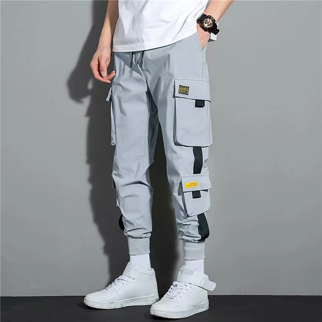 Pantalones Bombachos Con Cintas De Hombres Ropa Fashion De Calle Estilo Hit  Hot