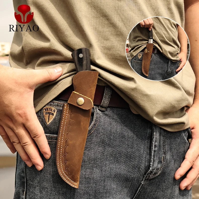 riyao-vintage-knife-sheath-leather-holster-for-belt-outdoor-fixed-blade-knives-case-survival-hunting-straight-knife-dagger-cover