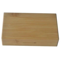 Bamboo Fly Fishing Lure Case - Portable Wooden Fly Box (Bamboo Natural)