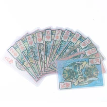 

Waterproof Transparent Mosaic Poker Playing Card Games Deck Pokers Magic Cards Gift Collection Gambling Travel Family Board Game
