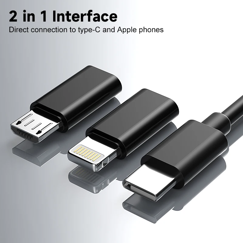 Type-C Endoscope Single Dual Camera Waterproof USB Probe 3in1 IOS Micro USB Car Inspection Borescope for iphone Android Phones 3