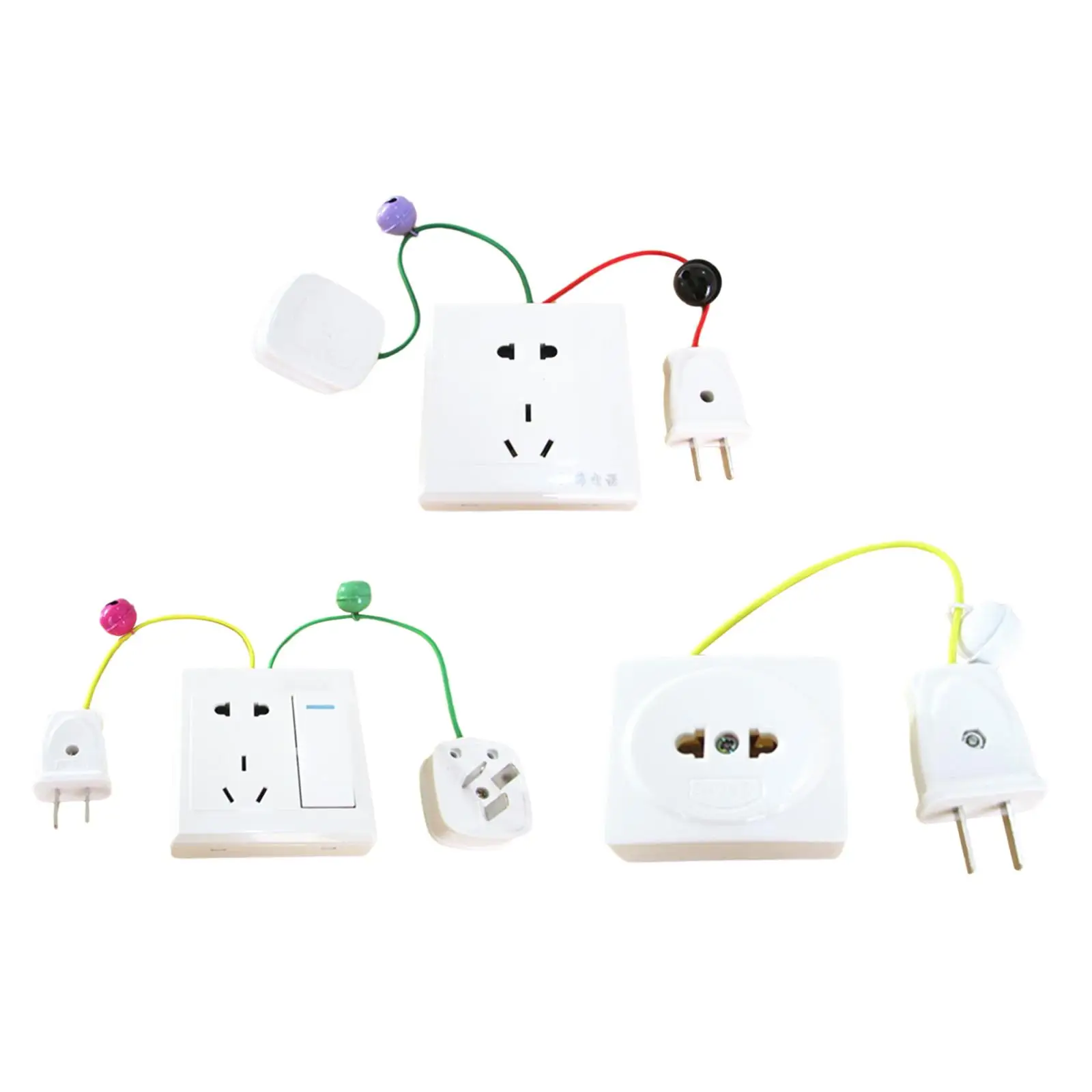 

Busy Board Part Socket with Plug Educational Sensory Learning Toy Montessori Toy for Activities Kids Boys Girls Gifts Preschool