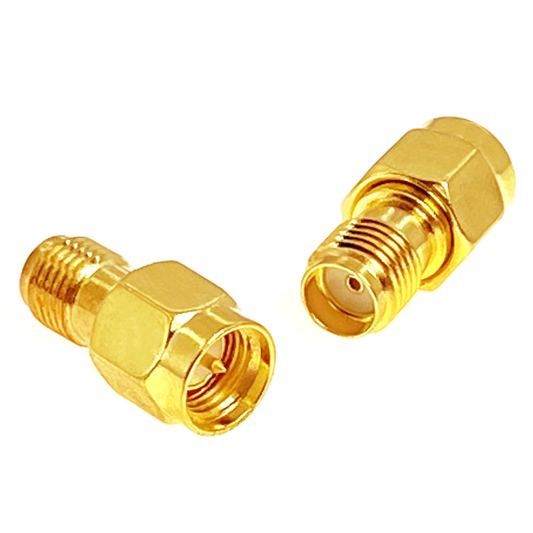 1pc SMA Male Plug to SMA Female Jack RF Coax Adapter Convertor Coupler  Straight Goldplated Coupler New Wholesale AliExpress