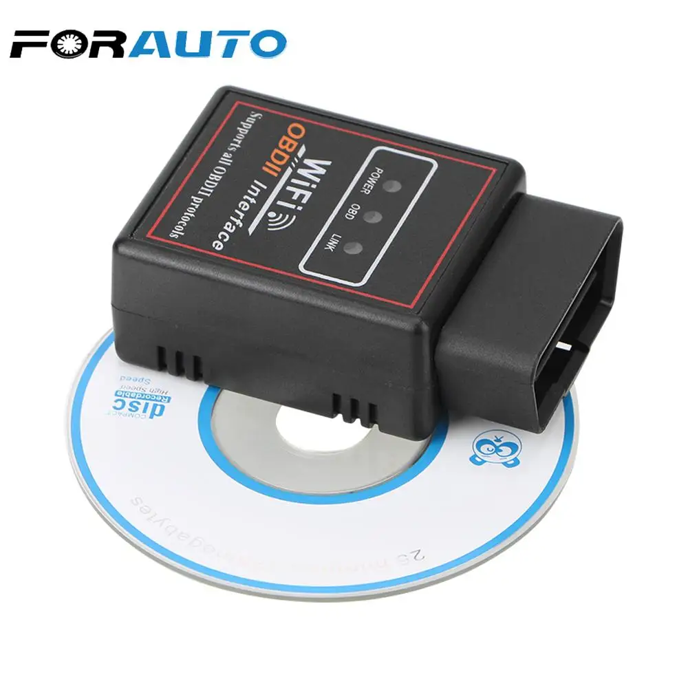 Wifi Elm327 Obdii Auto Diagnosztikai Eszköz Elm 327 V2.1 Obd2 Kódolvasó Autó Szkenner Eszköz Obd2 Car Diagnostic Tool Szkenner Ios -Hoz