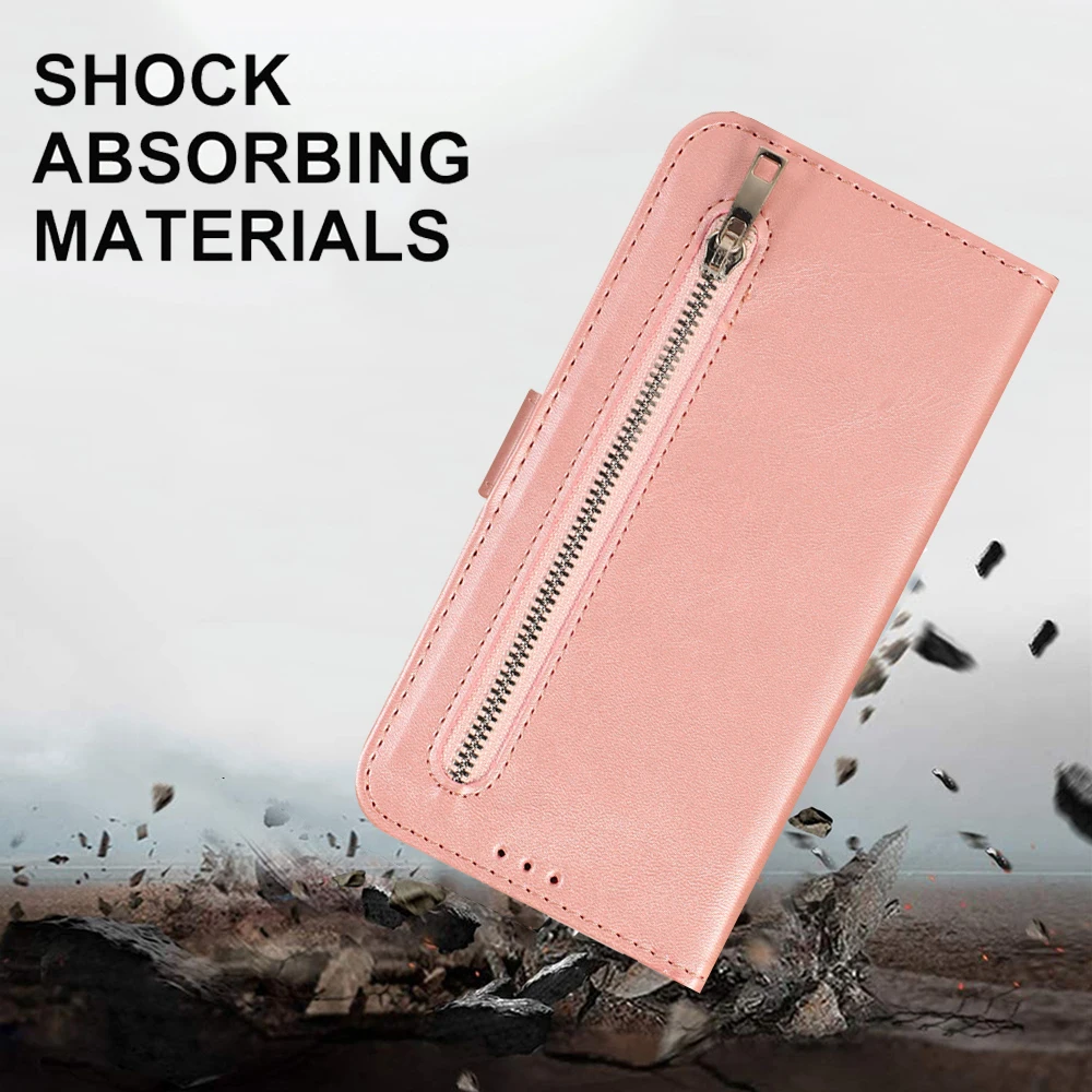 Galaxy S22+ silicone case Leather Zipper A52 A72 Case For Samsung Galaxy S22 S21 S20 FE S10 S9 S8 Plus Note 8 9 10 20 Ultra A12 A32 A51 A71 A70 A50 Cover cheap galaxy s22+ case