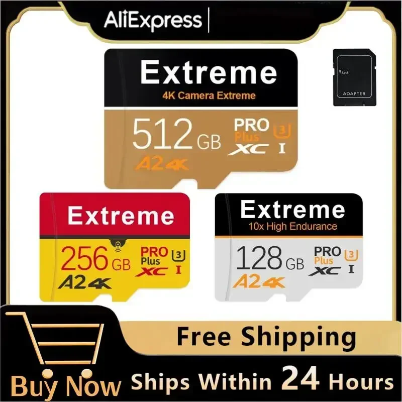 Scheda Di Memoria 2Tb 1Tb Class10 Micro Tf Sd Card 512Gb 128Gb Cartao De Memoria Mini Tf Card Impermeabile Per Fotocamera Drone Ps Vita
