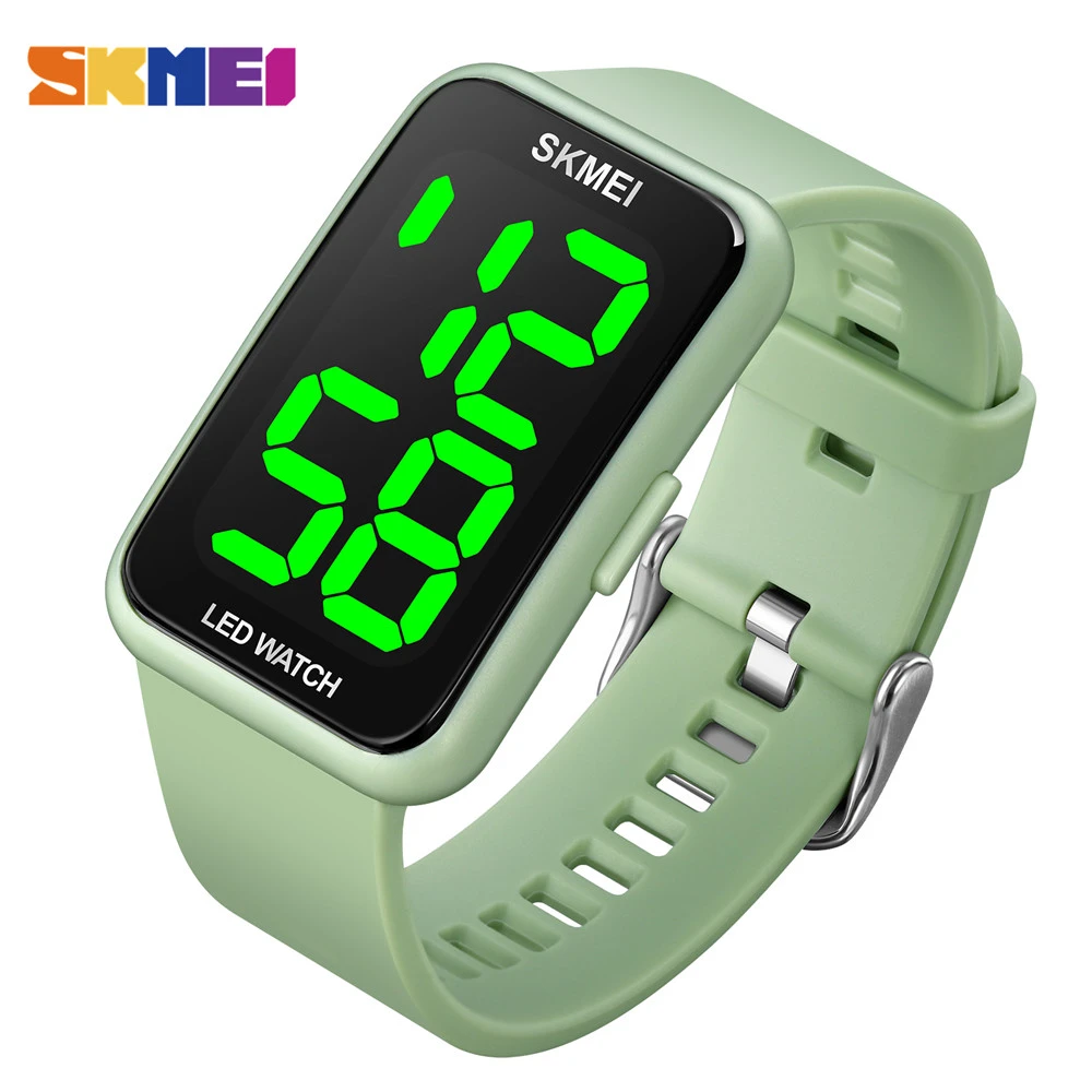 Big Number Easy To Read Fashion Digital Watch For Women Waterproof LED