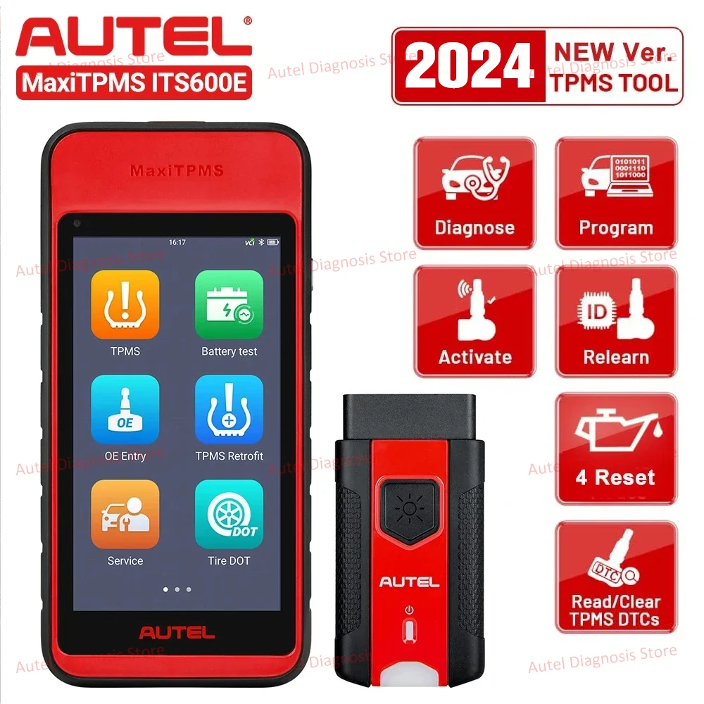 Autel MaxiTPMS ITS600E TPMS Relearn Tools tire pressure monitor MX-Sensor Programming Scanner OBD2 TPMS Diagnostic Scan Tool Oil Reset BMS SAS EPB