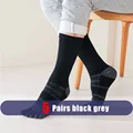5 Pairs black grey