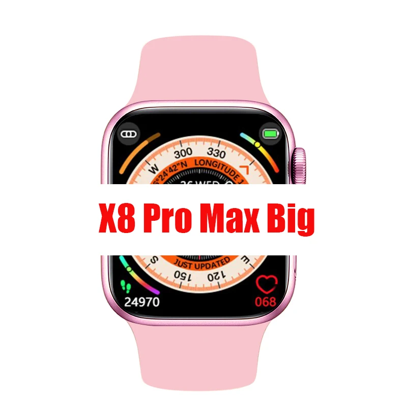  X8  ִ ū 1.92 ġ Ʈ ġ Smartwatch 45mm IWO ð ø 8   PK T500 T900  ִ