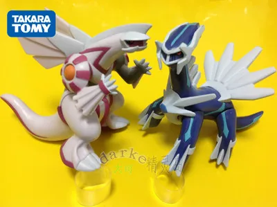 TAKARA TOMY-Figuras Pokemon Anime para Crianças, Action Figure Original  Palkia, Forma de Origem, Brinquedos Coleção, ML-27 Dialga ML-28