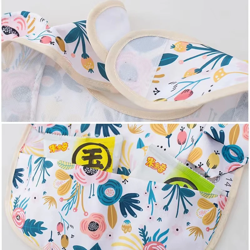 Waterproof Baby Bibs Cartoon Girl Boy Infant Meals Bib Anti-dirty Saliva Bibs with Angel Wings Baby Feeding Stuff Children Smock