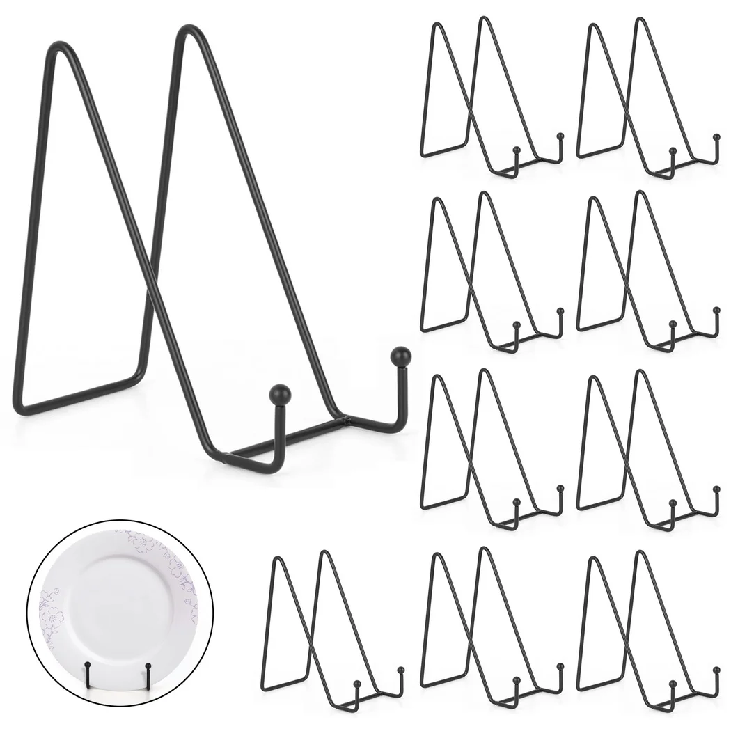 

10 шт., подставки для фотографий, с металлической рамкой