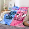 Stitch Flannel Fluffy Throw Camping Blanket for Children Sofa Throw Blanket Modern Fashion Gift Miniso Girlfriend Gift 3