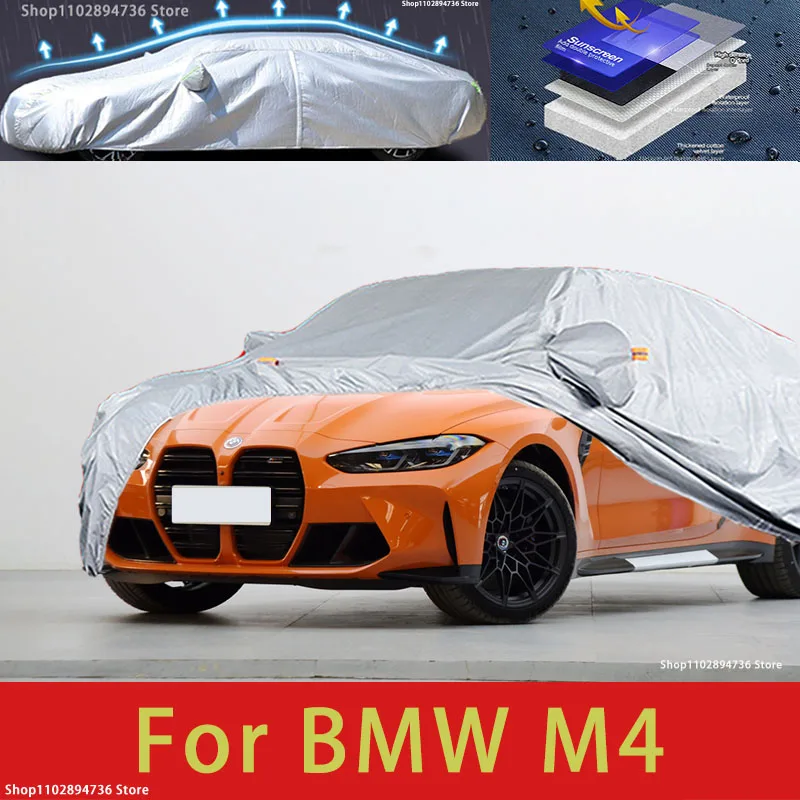 

For BMW M4 Exterior Car Cover Outdoor Protection Full Car Covers Snow Cover Sunshade Waterproof Dustproof Car accessories