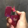 Mini Kawaii Cute Lighter for Ladies Windproof Pink Flame Cigarette Lighter Refillable Butane Gas Lighters Smoking Accessories 1