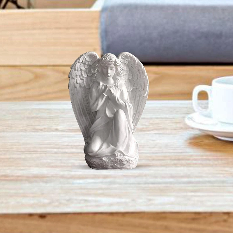 Guardian Angel Statue Shelf Living Room Bedroom Decor Figurines Praying