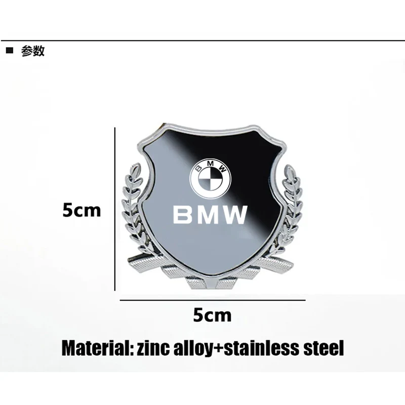 BMW 퍼포먼스 E46 E90 E60 F20 X1 F10 F30 X3 E70 E39 E36 E87 X7용 3D 메탈 자동차 트렁크 윈도우 사이드 엠블럼 배지 데칼 스티커
