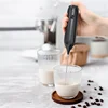 Rechargeable Milk Frother Electric Blender Handheld Frother Wand for Coffee Beverage Blender, Cappuccino Mini Frother 3