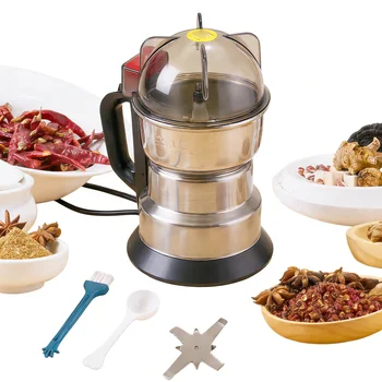 600W 220V Electric Food Grinder Crusher 300ml Ultrafine Pulverizer for Coffee Bean Spice Pepper Grain Mill Household Use Home 1