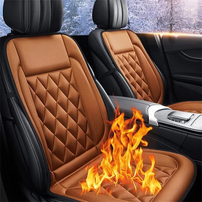

Universal 12V Car Seat Cushion Winter Car Seat Pad Auto Electric Heated Pad Heated Car Heated Seat Covers Interior Accessories