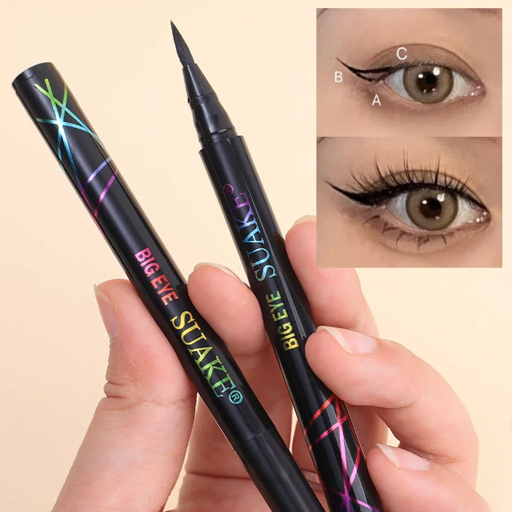 

1PCS Black Liquid Eyeliner Pen Quick Drying Smooth Eye Make Up Pencil Waterproof Lasting Eye Liner Easy To Wear Cosmetic Tools