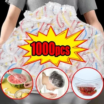 Couvercle alimentaire jetable réutilisable, enveloppe en plastique, couvercles alimentaires élastiques durables pour bols, couvercles d'assiettes élastiques pour sac d'économie de nourriture de cuisine 1