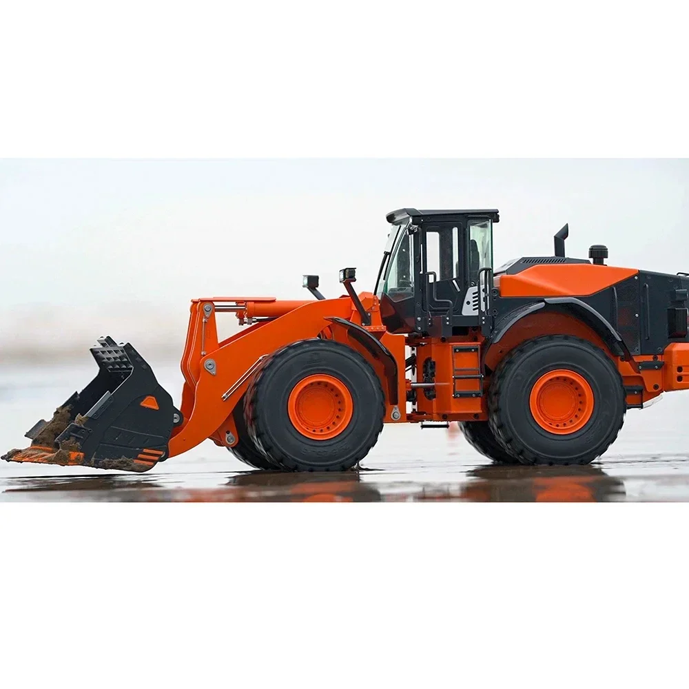 ZW370 RC Loader 1/14 JDM 198 RC Hydraulic Loader Metal Model RTR with Light and Sound System Engineering Remote Control Car Toy 3