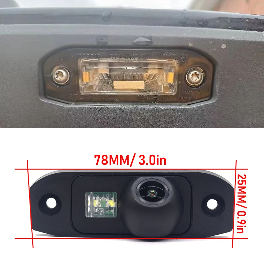Telecamera posteriore per auto per Volvo XC60 2007~2011 2012 2013 2014 2015 2016 2017 2018 2019 2020 Full HD CCD impermeabile di alta qualità - immagine 2