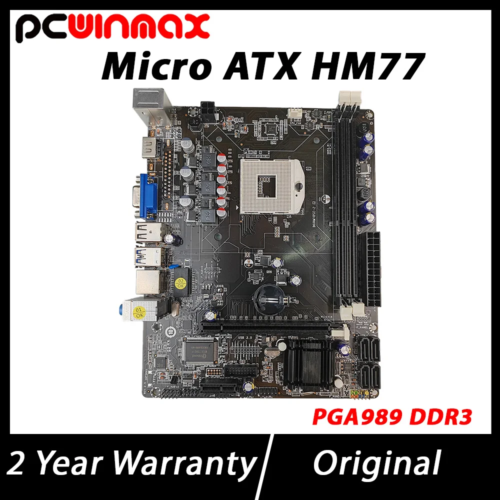 PCWINMAX HM77 DDR3 Socket PGA989 for Processor Intel i3 i5