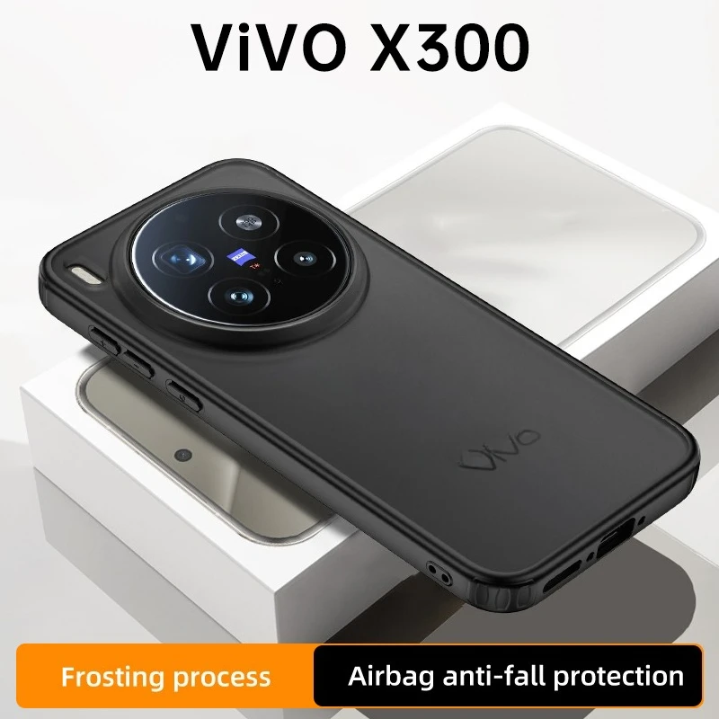 Frosted Hard PC Shockproof Camera Protection Translucent Phone Case
