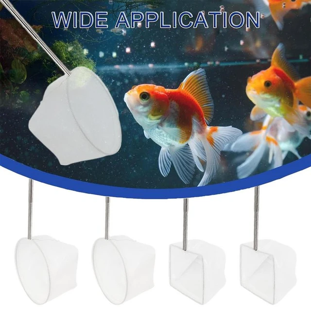 Portable Fish Net Adjustable Long Handle Fish Net Small Goldfish