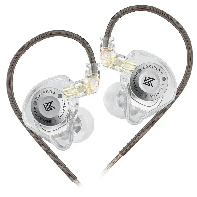 Enhanced HiFi Bass Wired Earbuds with Mic - Dynamic Drive Sport Noise Cancelling Headset