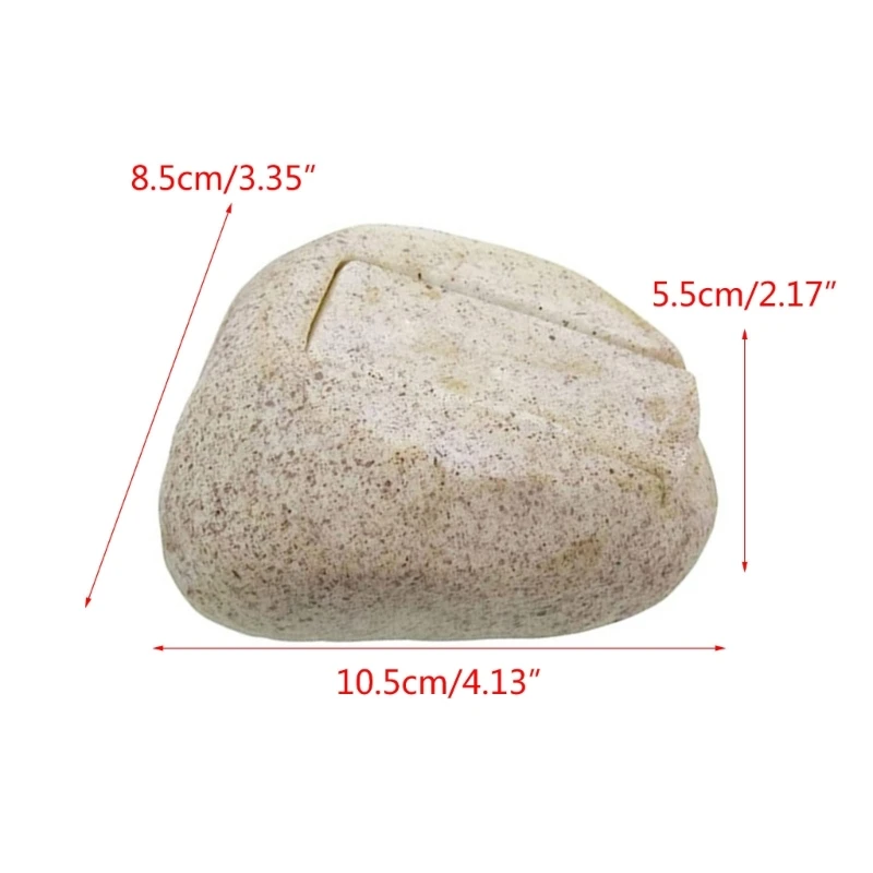 Realistic Stone Key Safe Fake Stone Key Holder Secret Compartment Safe Outdoor Garden Storage Box Realistic Holder