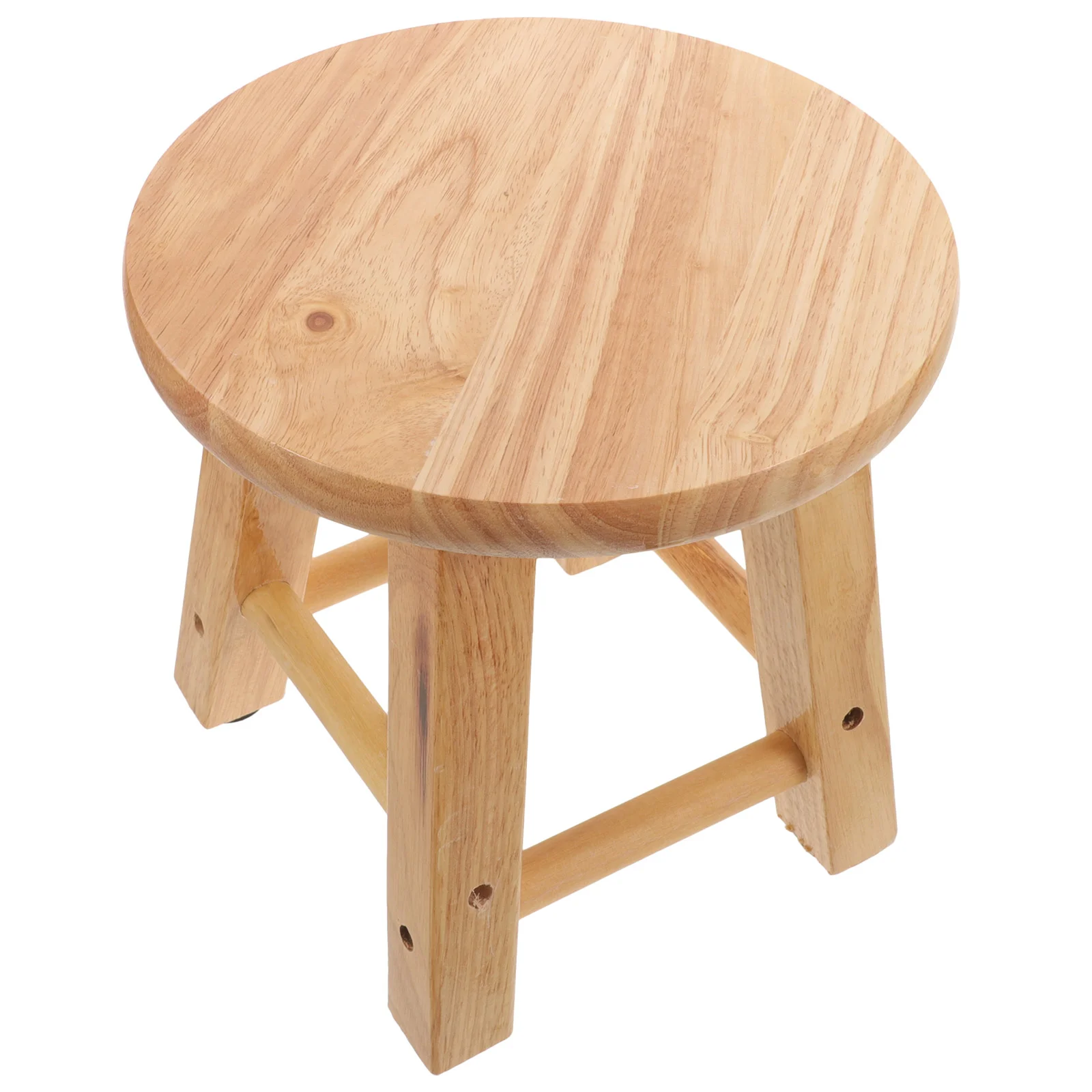 

Kids Stool Milking Stool 25Cm Plant Stand Round Step Stool Wooden Stool Kids Small Short Stool Shoe Changing Stool