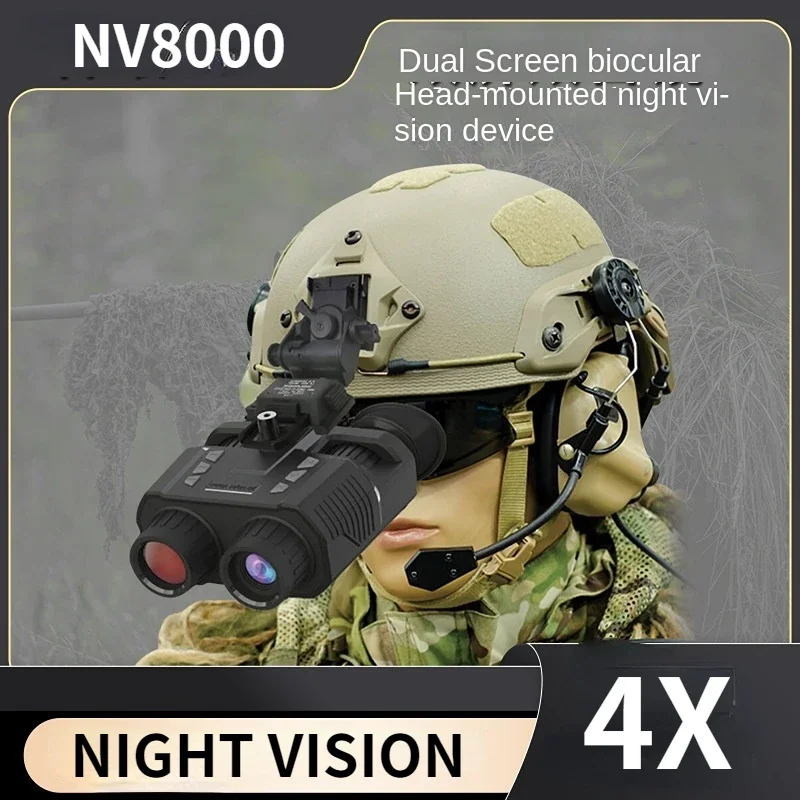 Night binoculars HD helmet-mounted night vision binoculars Digital binocular head-mounted infrared night vision device