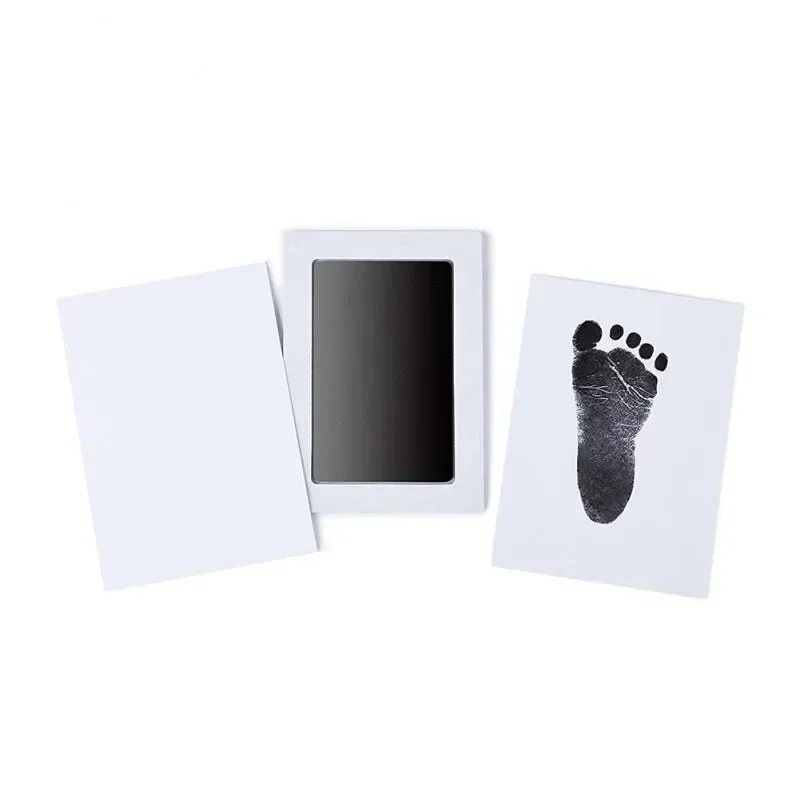 Kit Ink Pads Baby DIY Newborn Hand And Footprint Photo Frame Handprint Toddlers Souvenir Accessories Safe Clean Baby Shower Gift