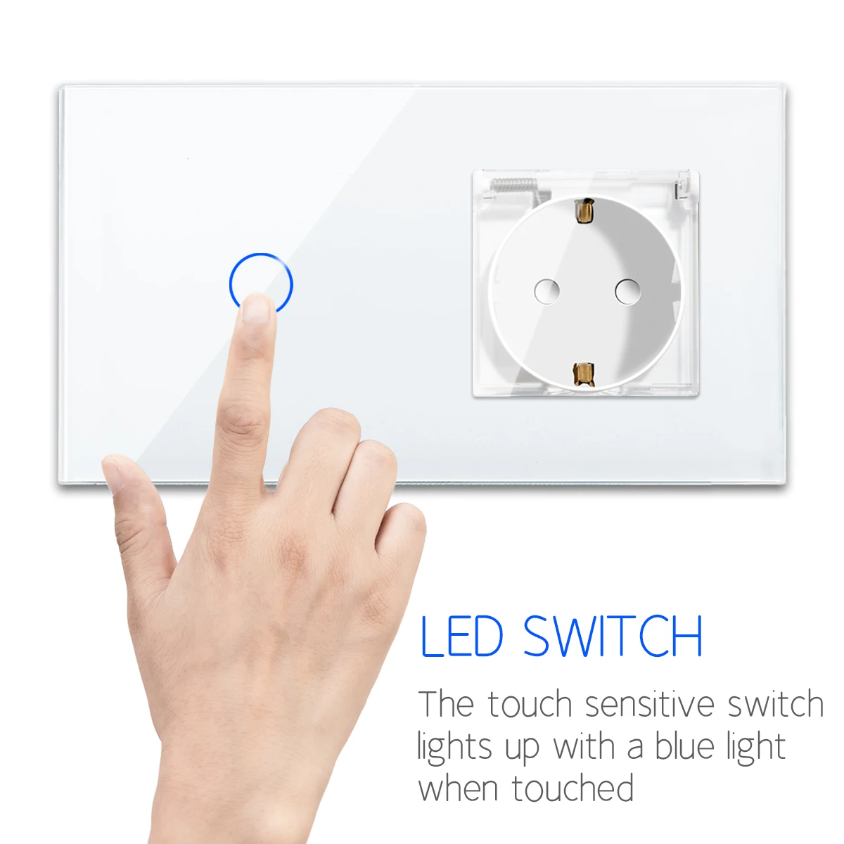 bingoelec impermeavel touch switch interruptores de luz 01