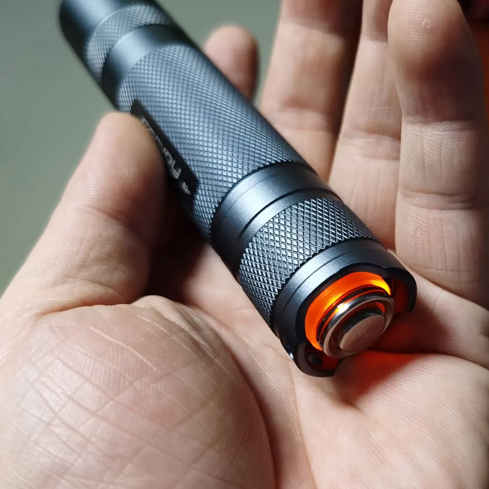 Bouton métallique interrupteur d'éclairage 16mm pour lampe de poche Convoy S2 + C8 Plus S3 S8 S15 S21A