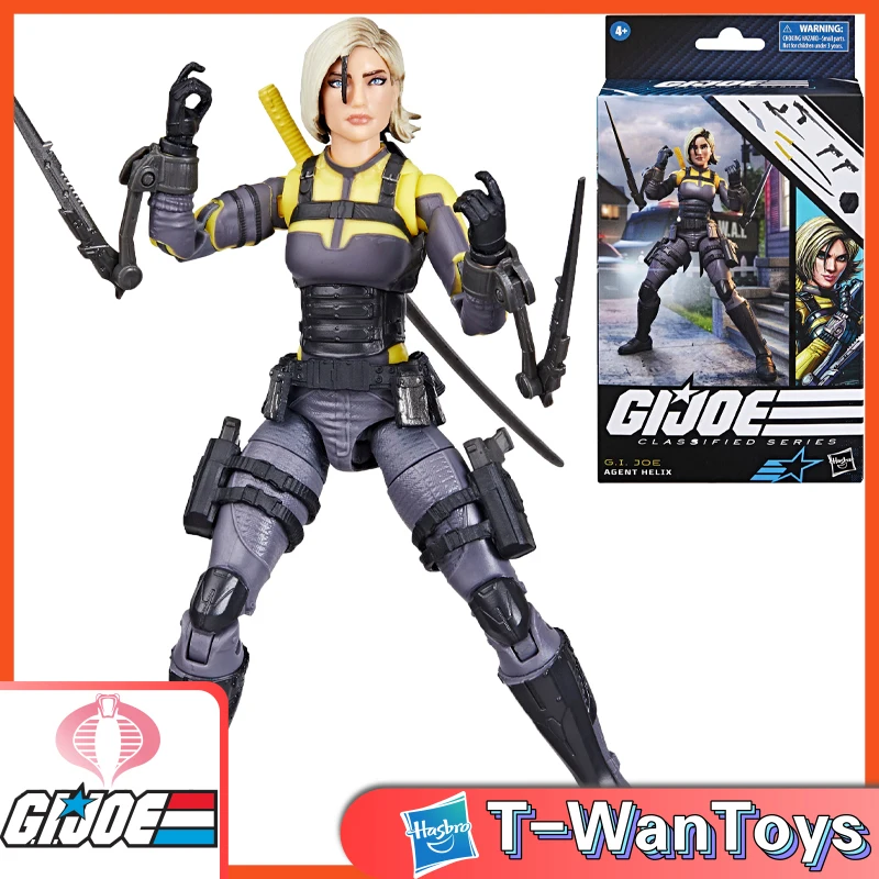 

Hasbro G.I. Joe Classified Series Agent Helix, 104 6-Inch (150Mm) Scale Premium Collectible Action Figure, with 8 Accessory