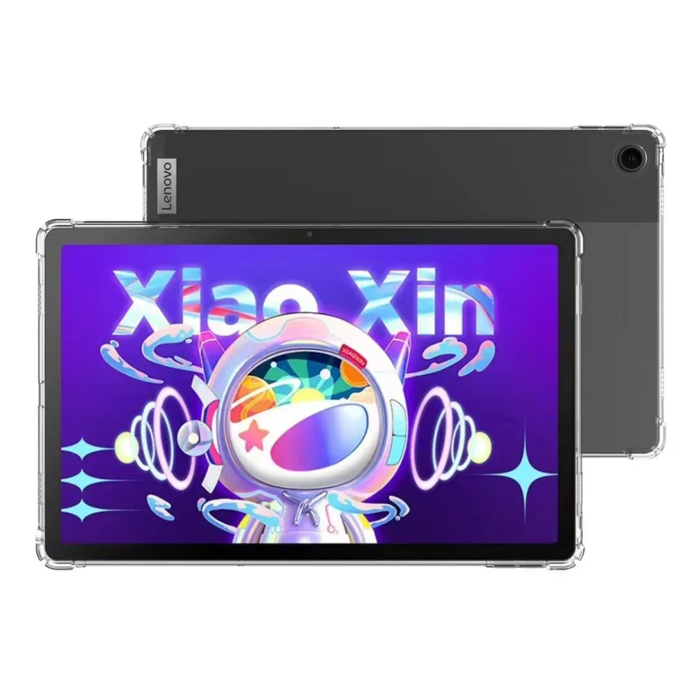 Capinha para Lenovo Tab M10 Plus 3rd Gen 10.6 2023 Silicone Escudo Macio Tpu Airbag Capa de Proteção Clara para Tb125fu Tb128fu - Imagem 6