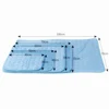 Pet Cooling Mat Dog Cat Sleeping Pad Cool Ice Silk Moisture-proof Mattress Cushion Summer Small Animal Cold Bed 5 sizes 5