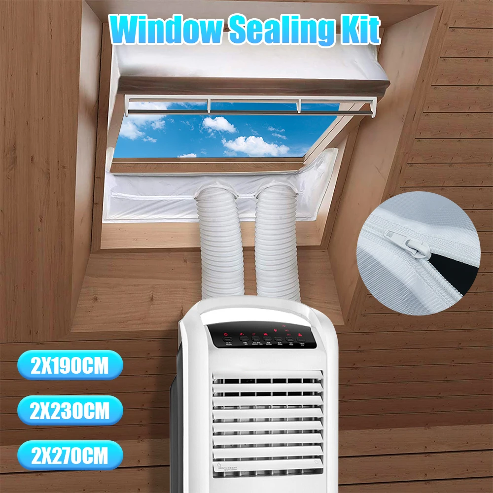 

New Window Seal for Every Mobile Air Conditioners Hot Air Stop for Attaching to Swing Windows Air Conditioning Window Seal