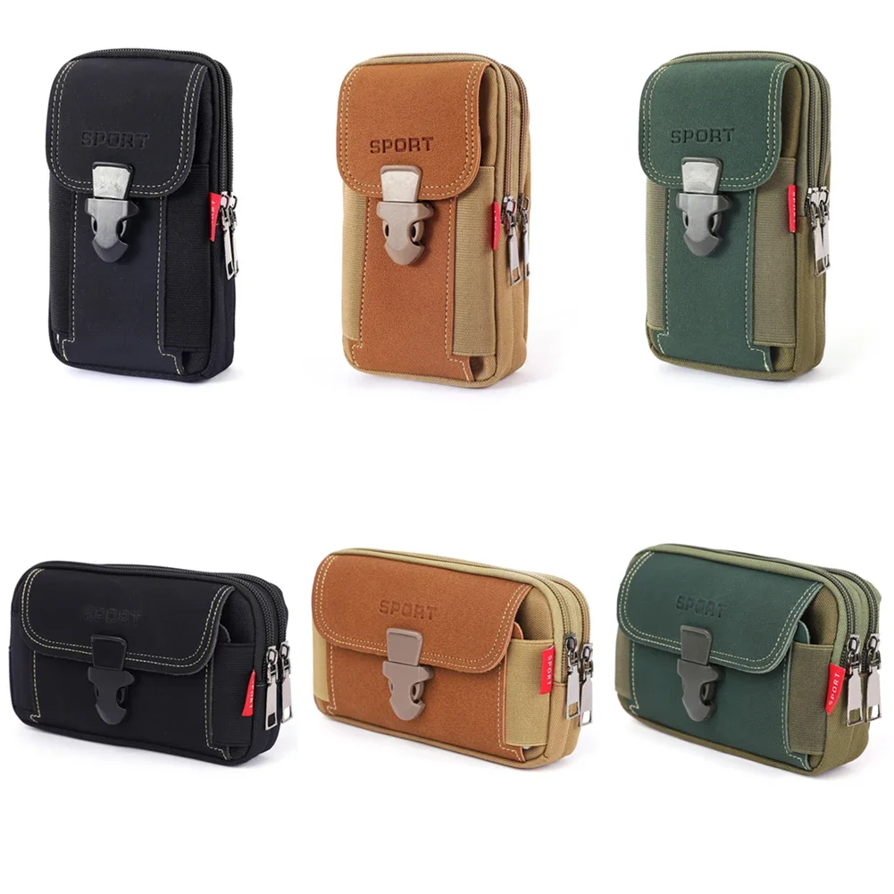 EDC Molle Bag Men Tactical Molle Pouch Belt Coin Purse Waist Bag Outdoor Waist Fanny Pack Phone Pouch Camping Bags 3